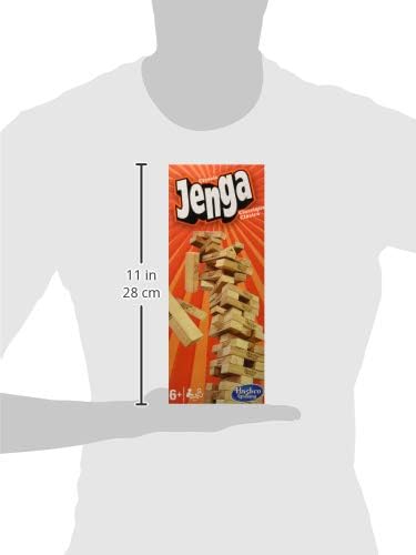 Klassiskt Jenga-spel, staplingsspel med träklossar