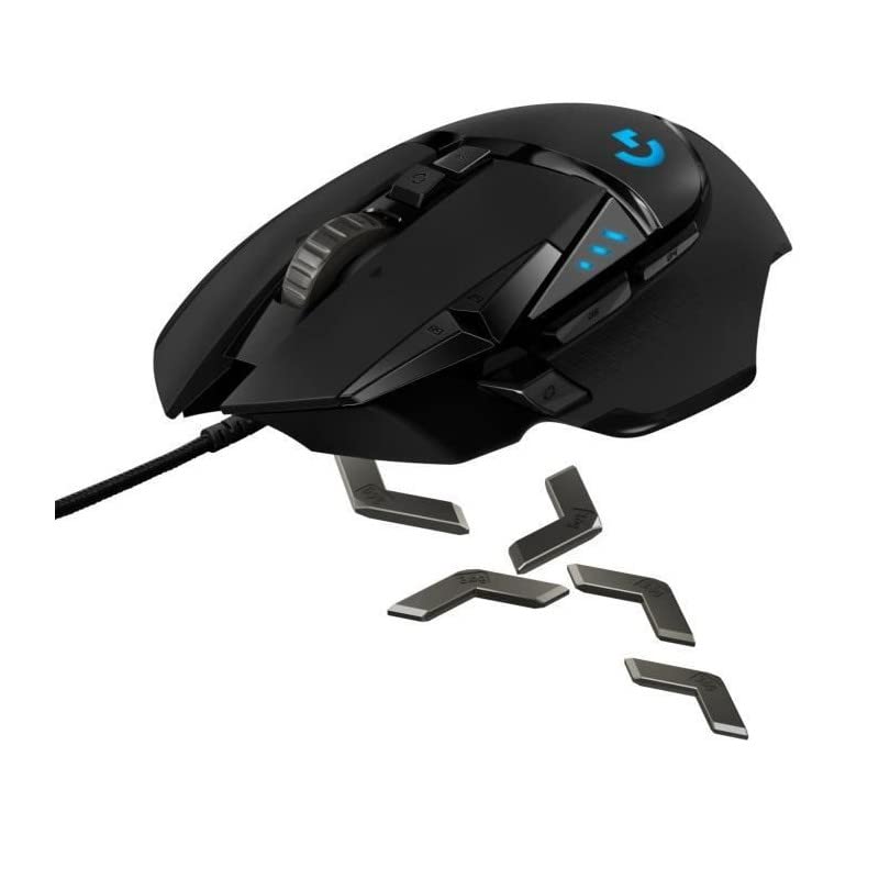 Logitech G G502 HERO High-Performance Gaming Mouse with HERO 25K DPI Optical Sensor, RGB Lighting, Weight Tuning, 11 Programmable Buttons, Logitech G G435 LIGHTSPEED Wireless Bluetooth Gaming Headset
