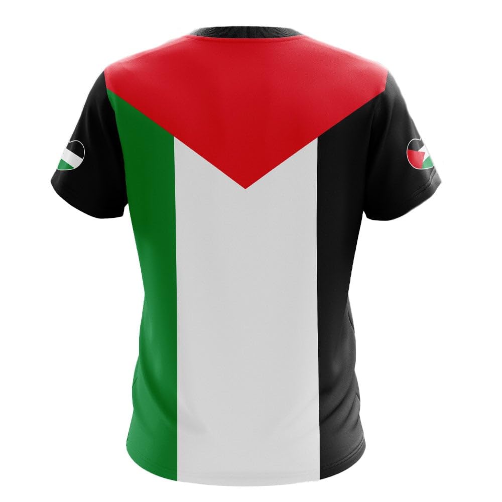 Herr T-shirt med Flagga – Bekväm Polyestertröja med Tryckt Landsflagga – Nationell Stolthet T-shirt för Herrar, Pride-parad, Festival eller Vardagssommar, Finns i Olika Länder