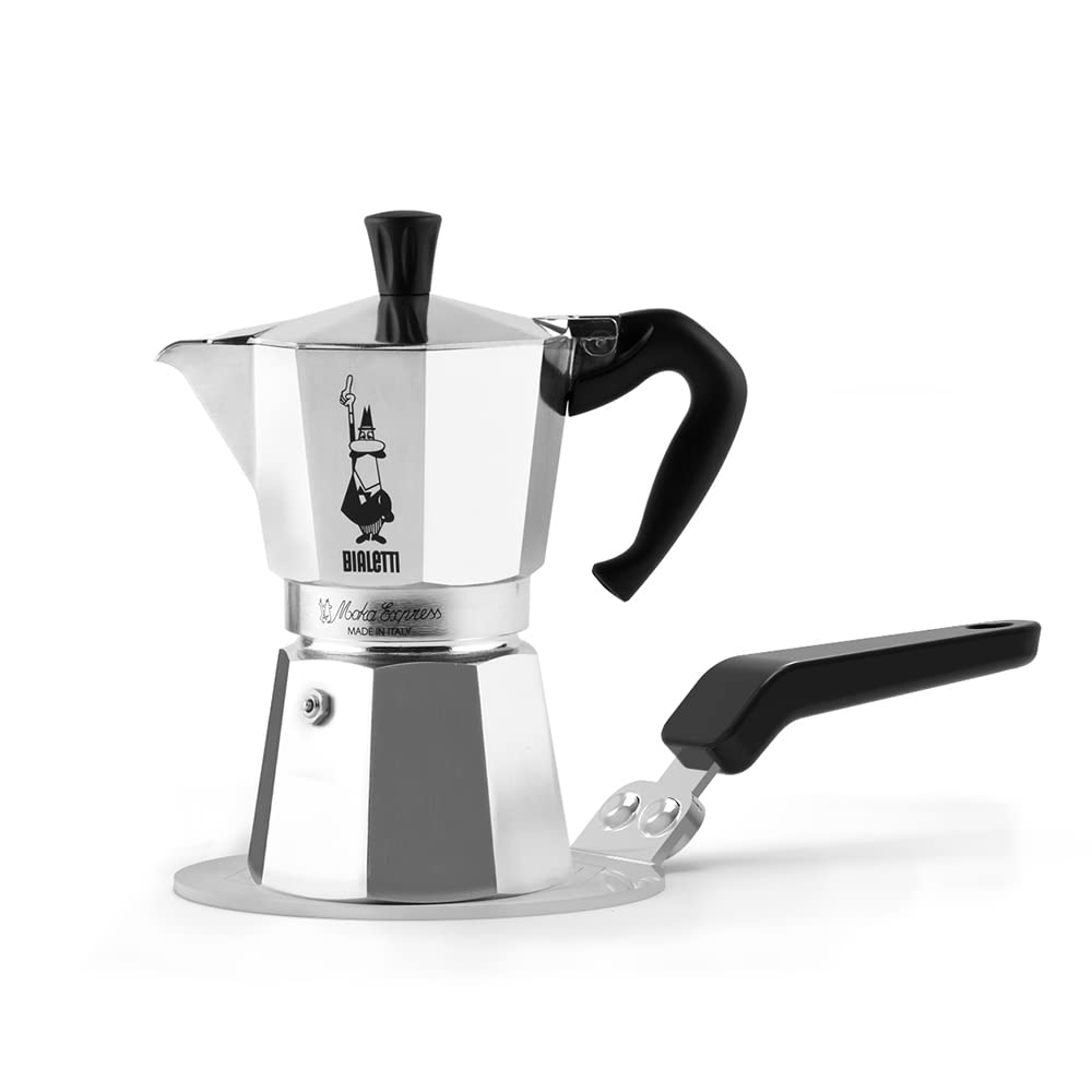 Bialetti DCDESIGN08 Induktionskokare, Silver, 25.5 x 13 x 5.5 cm