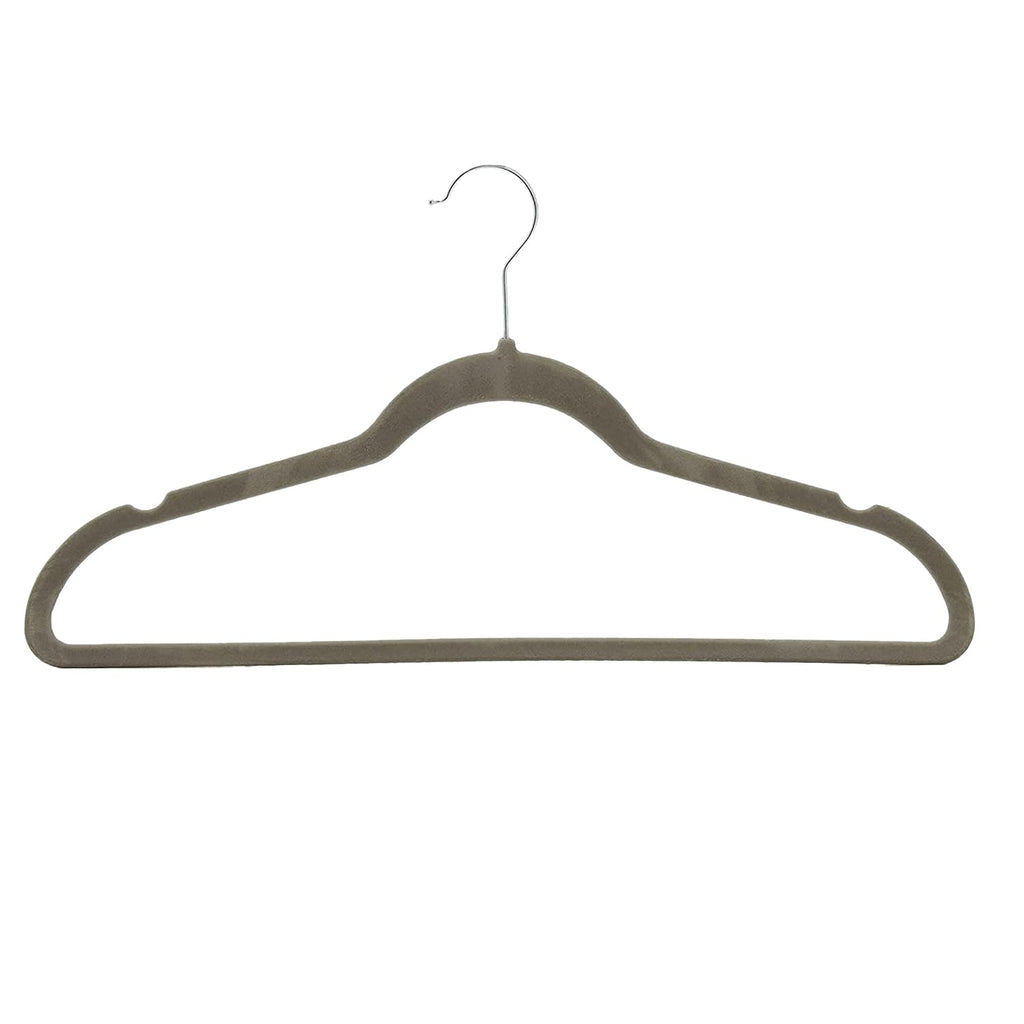 Amazon Basics smala och halkfria klädhängare för skjortor/kostym/kostym, 30-pack, grå