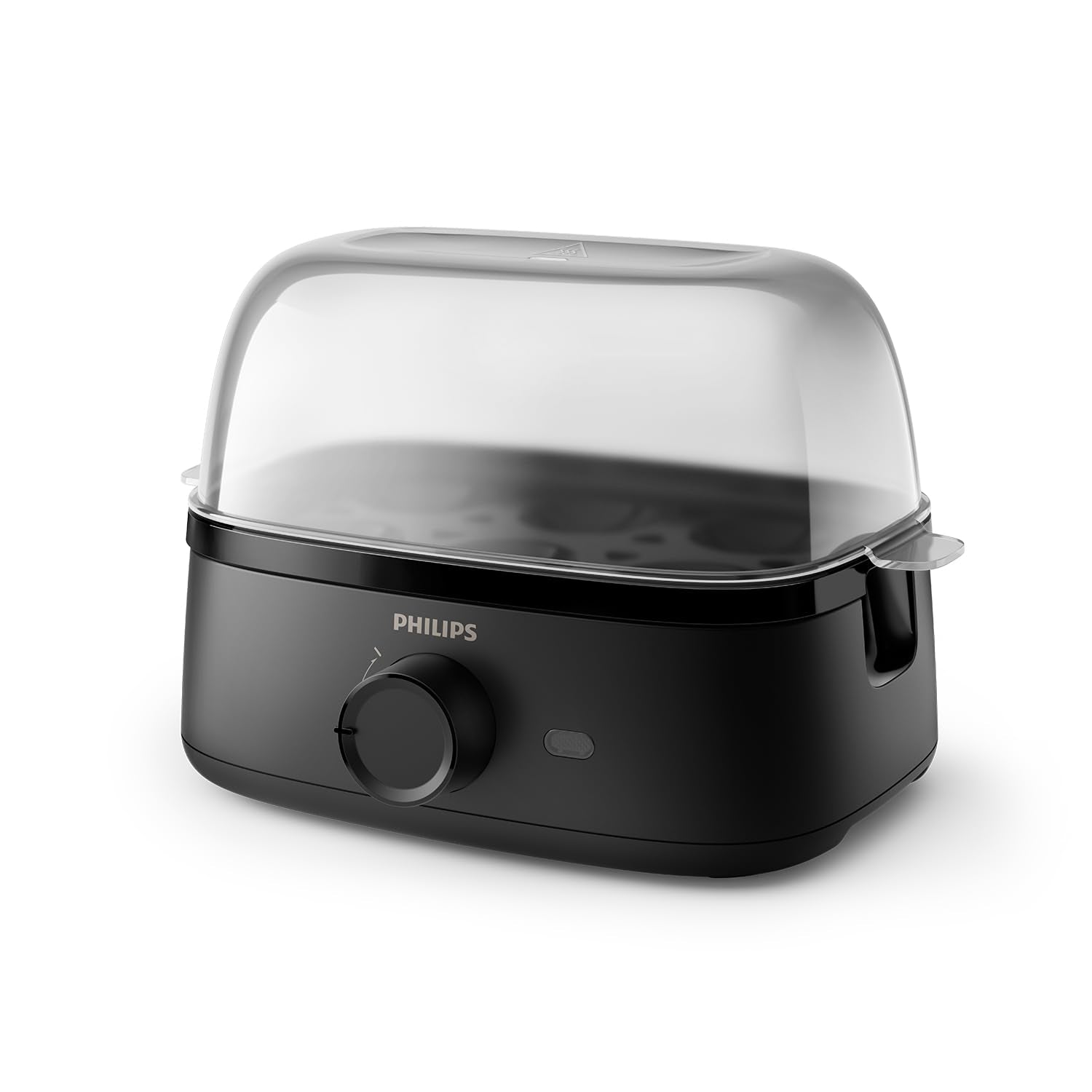 Philips Äggkokare 3000 Series, familjestorlek för upp till 6 ägg (mjuka, medium, hårda, pocherade), enkel att rengöra, bricka för pocherade ägg och äggpikare, 400 W effekt, kompakt design (HD9137/90)