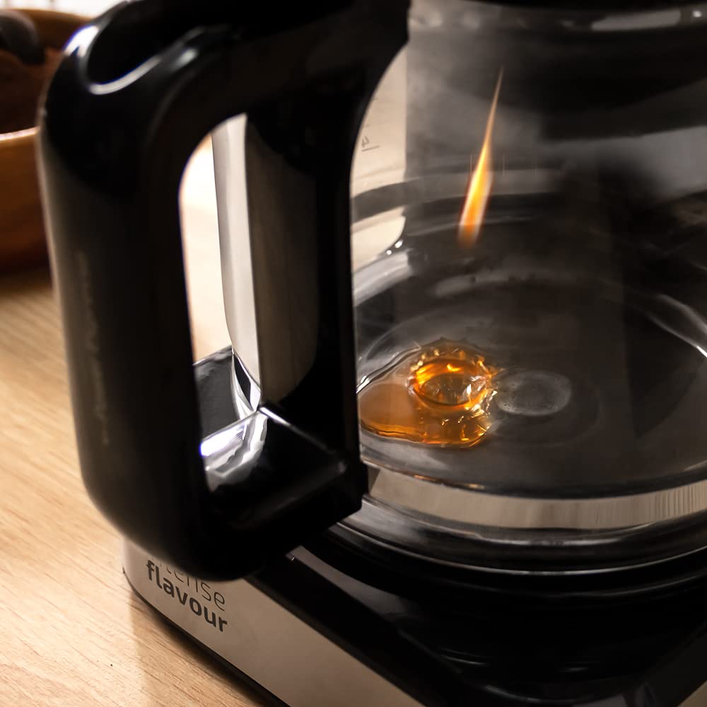 Cecotec Programmerbar droppkaffebryggare Coffee 66 Smart Plus. 980 W, kapacitet 12 koppar, ExtemAroma-teknik, autoClean-funktion, rostfritt ståldesign, LCD-skärm, 1,5 l kapacitet