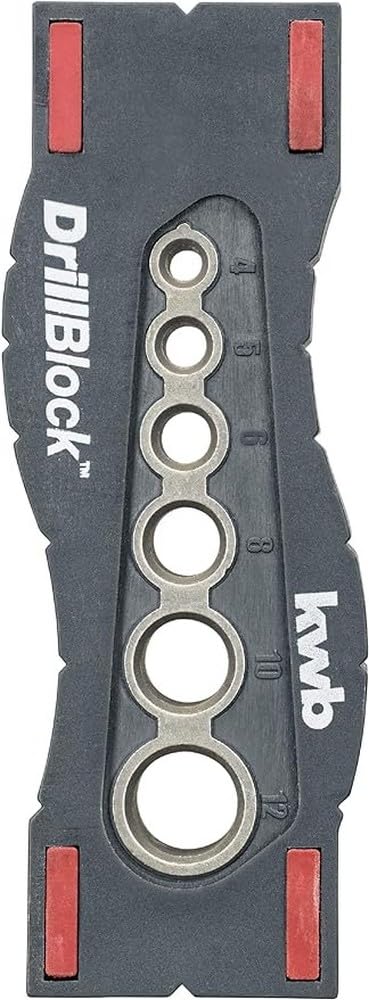 kwb 757900 Borrblock, Svart, 4-12 mm