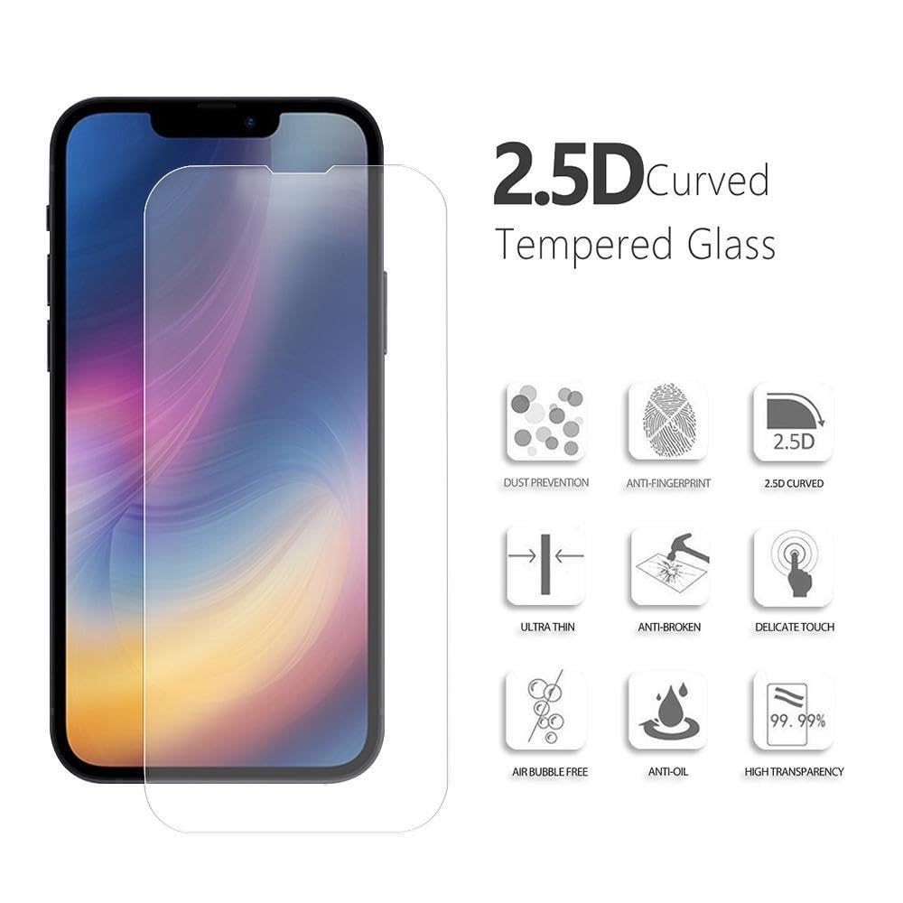 2st Härdat glas iPhone 13/13 PRO - Skärmskydd