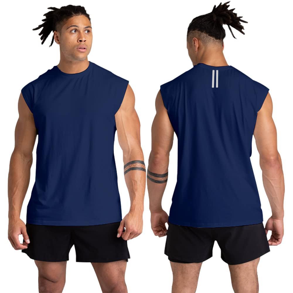 Holure 1 eller 3-pack herr bomull gym linne träning ärmlös skjortor atletisk muskeltank träning bodybuilding t-shirt