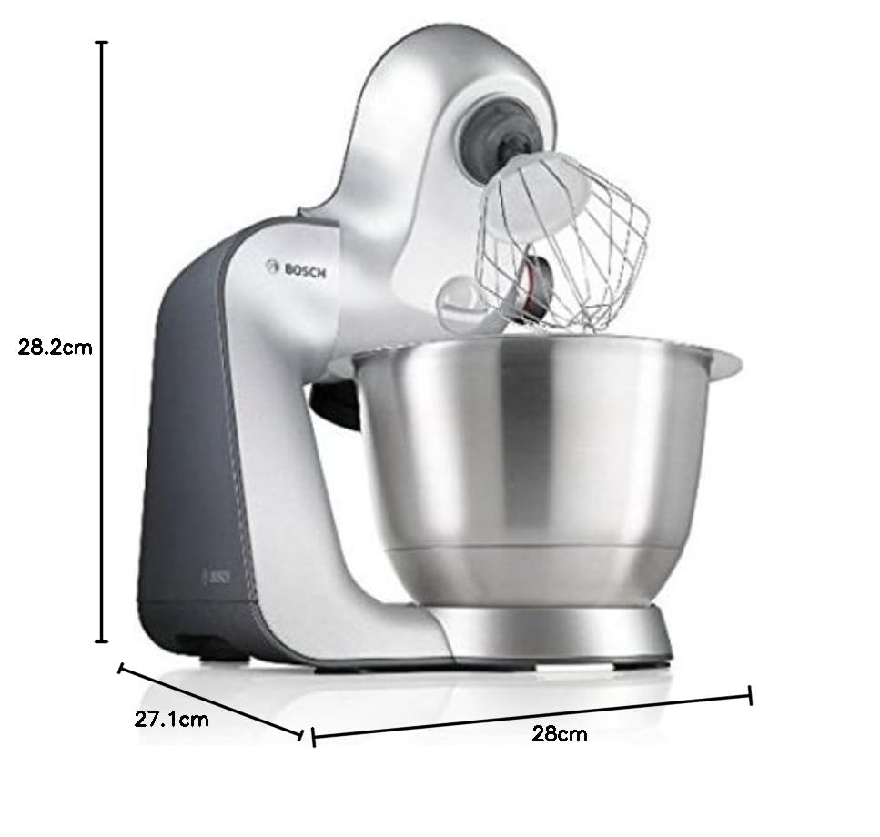 Bosch Hausgeräte MUM56340 Matberedare, Silver, 3,9 l