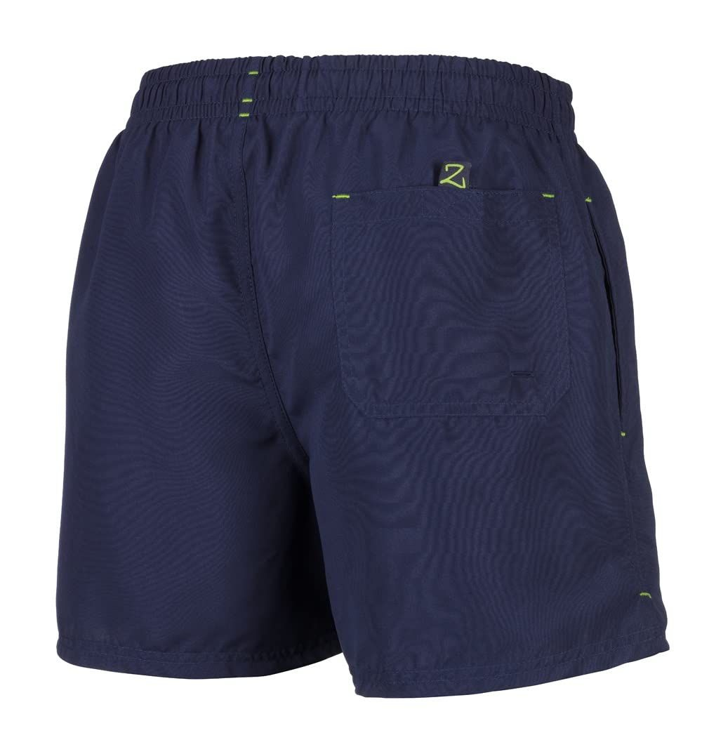 Zagano Badbyxor för män, snabbtorkande badshorts för pojkar, simbyxor, boardshorts, korta/långa sportbyxor, S–6XL, tillverkade i EU