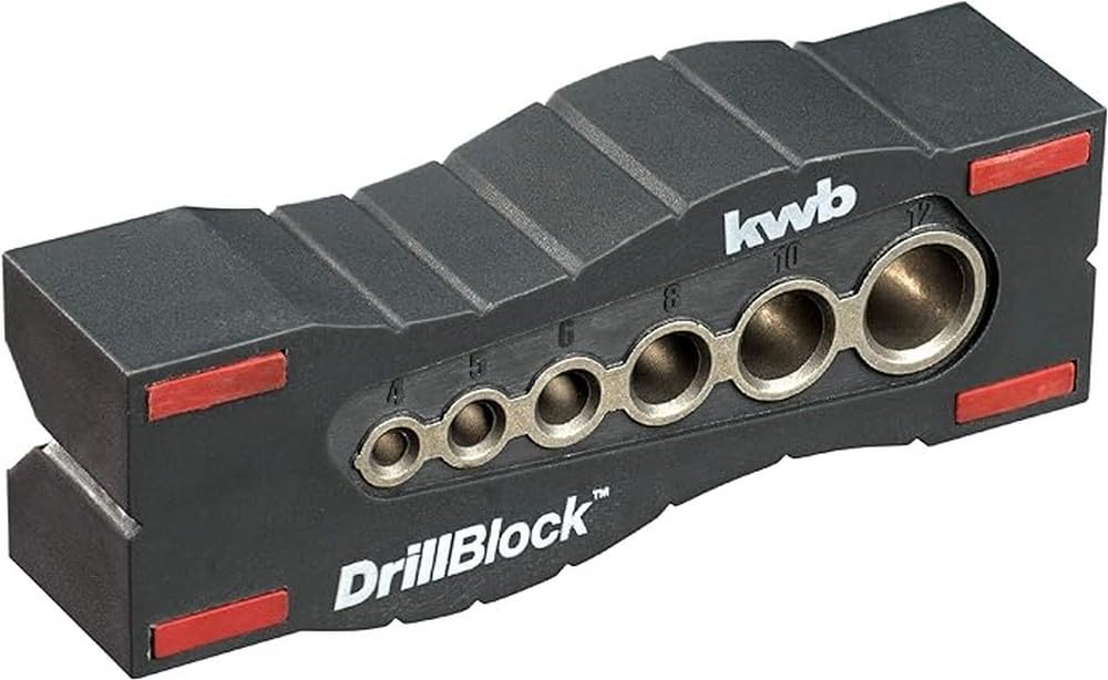 kwb 757900 Borrblock, Svart, 4-12 mm