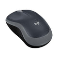 Logitech 910-002235 M185 trådlös mus USB för PC Windows, Mac och Linux, Grå,Svart