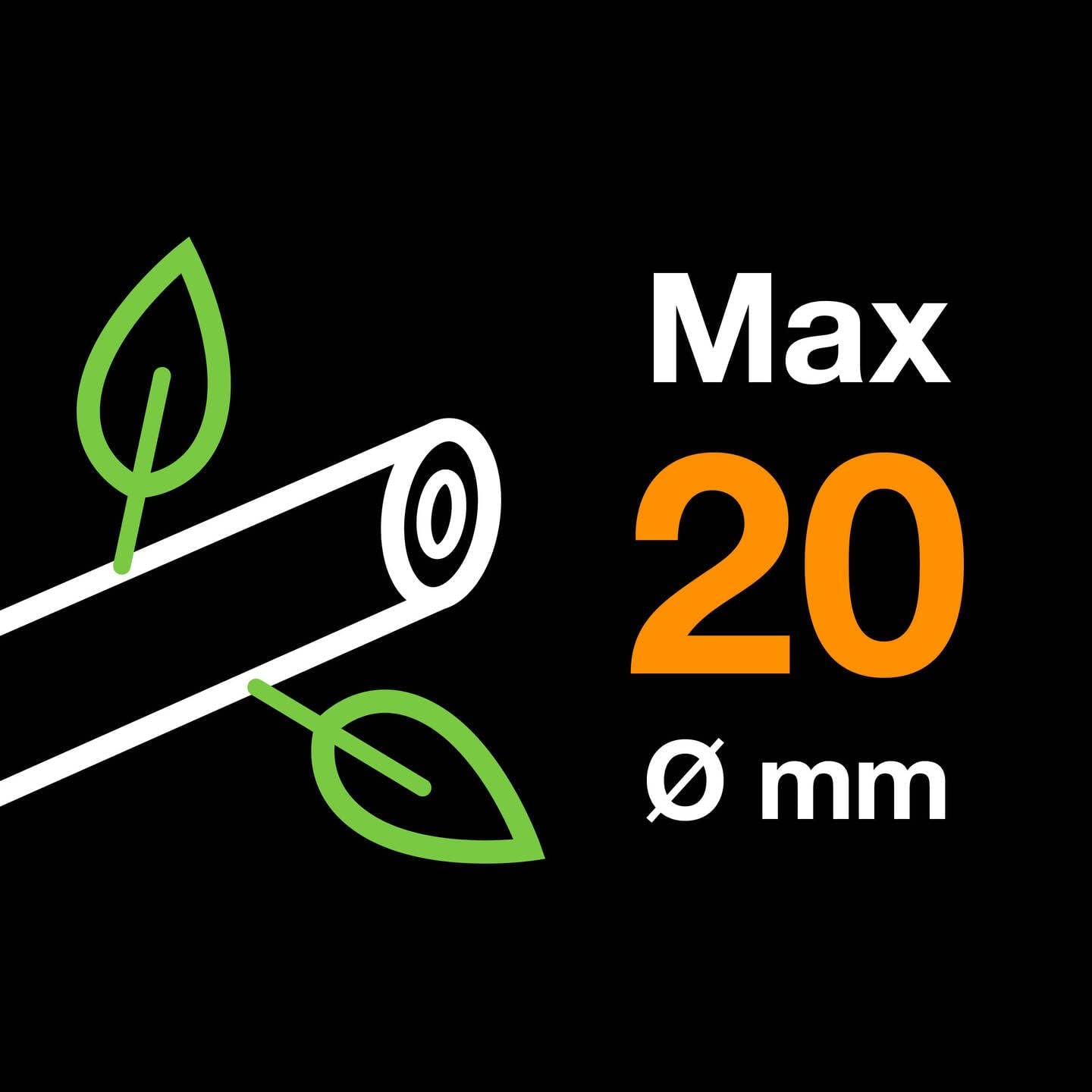 Fiskars Sekatör med sidoskär M, Solid, P321, För färska grenar och kvistar, Non stick-beläggning, Med blad av rostfritt stål, Längd: 20,1 cm, Svart/Orange, 1057162