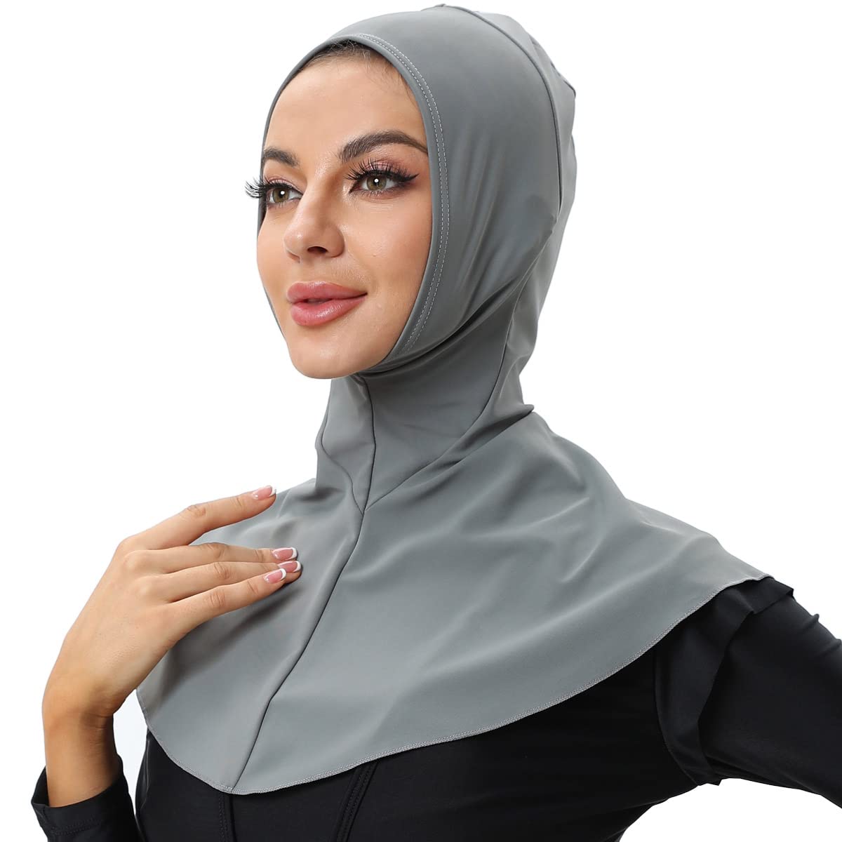 seafanny Kvinnors simma hijabs heltäckande simmande scarf solskydd