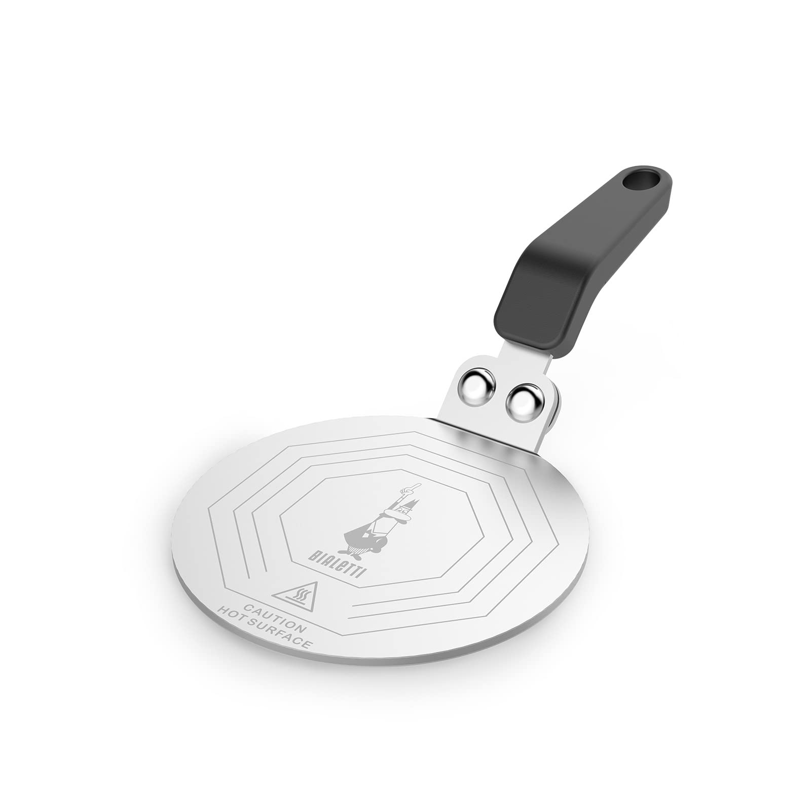 Bialetti DCDESIGN08 Induktionskokare, Silver, 25.5 x 13 x 5.5 cm