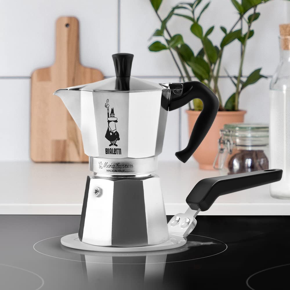 Bialetti DCDESIGN08 Induktionskokare, Silver, 25.5 x 13 x 5.5 cm
