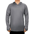 DiULi UV solskydd för män långärmad tröja, UV-skydd huvtröja för fiske Rash Guard, Sun Hoodie UPF50+ UV träning gym tröja