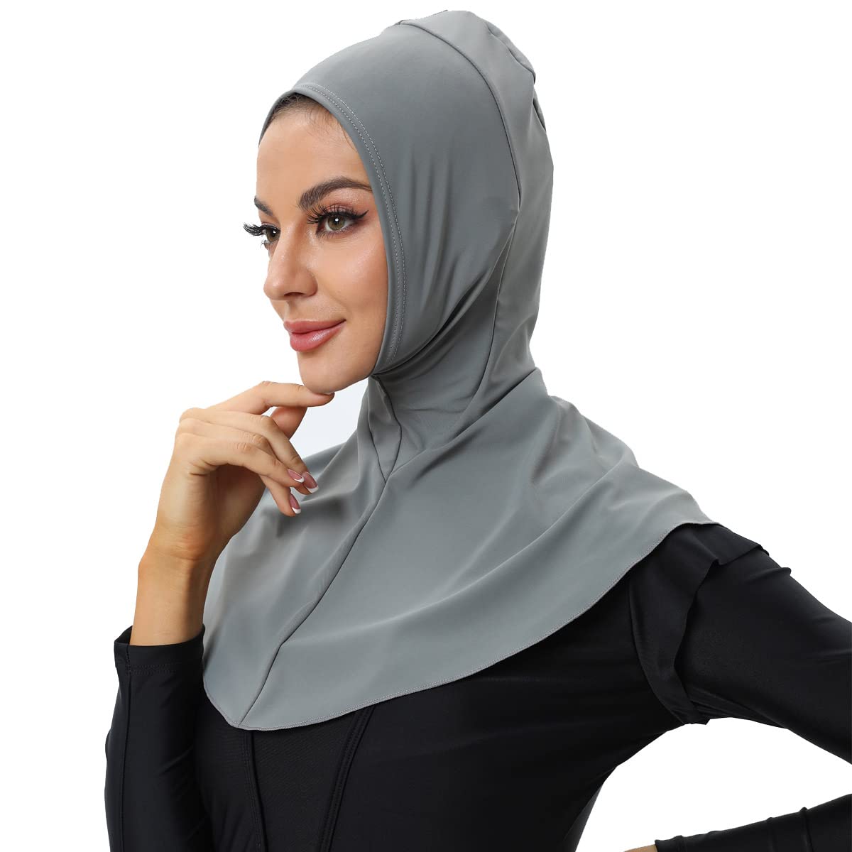 seafanny Kvinnors simma hijabs heltäckande simmande scarf solskydd