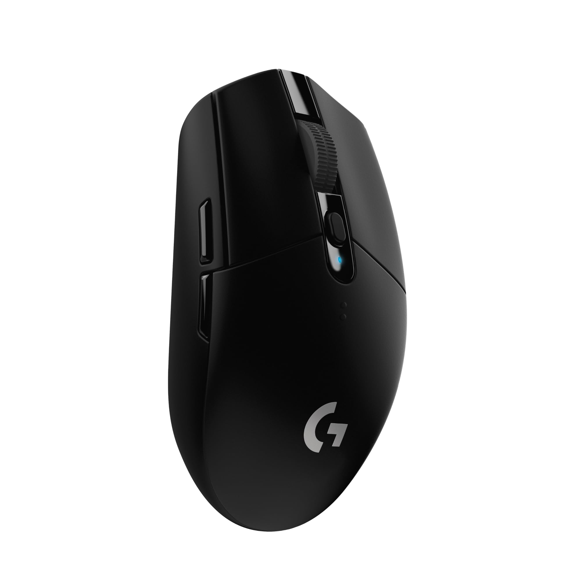 Logitech G305 LIGHTSPEED trådlös spelmus, HERO-sensor, 12 000 DPI, lätt, 6 programmerbara knappar, 250 timmars batteri, inbyggt minne, kompatibel med PC, Mac - Svart