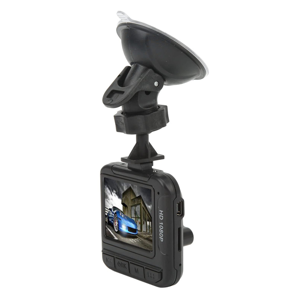 Dash Cam, 1080P Full HD Car DVR Dashboard Camera Video Recorder, 1,6-tums Färgskärm, Rörelsedetektering och Slinginspelning, för Bil, Lastbil, Taxi