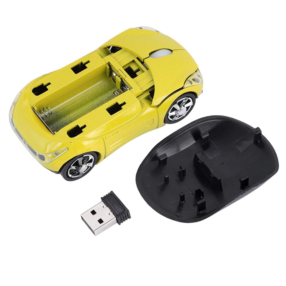 Trådlös mus, 2,4G Mini-datormus med USB-mottagare, Bärbar bärbar USB-spelmus, Slim optisk mus för PC Tablet Game Office