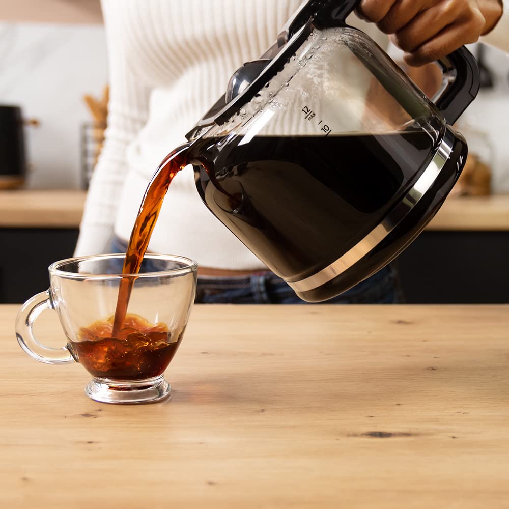 Cecotec Programmerbar droppkaffebryggare Coffee 66 Smart Plus. 980 W, kapacitet 12 koppar, ExtemAroma-teknik, autoClean-funktion, rostfritt ståldesign, LCD-skärm, 1,5 l kapacitet