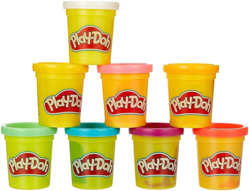 Play-Doh 8-Pack Rainbow, giftfri modellera med 8 färger