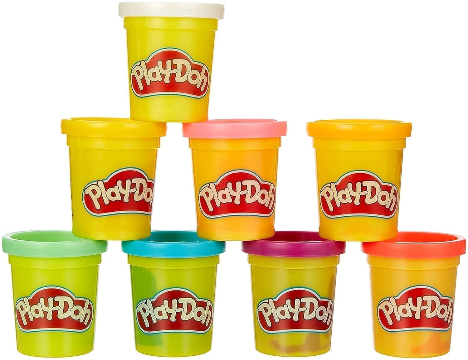Play-Doh 8-Pack Rainbow, giftfri modellera med 8 färger