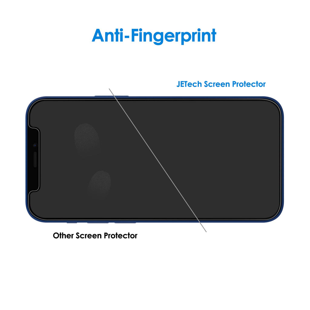 JETech Skärmskydd för iPhone 12/12 Pro 6,1 Tum, Screen Protector Härdat Glas Film, 3-Pack