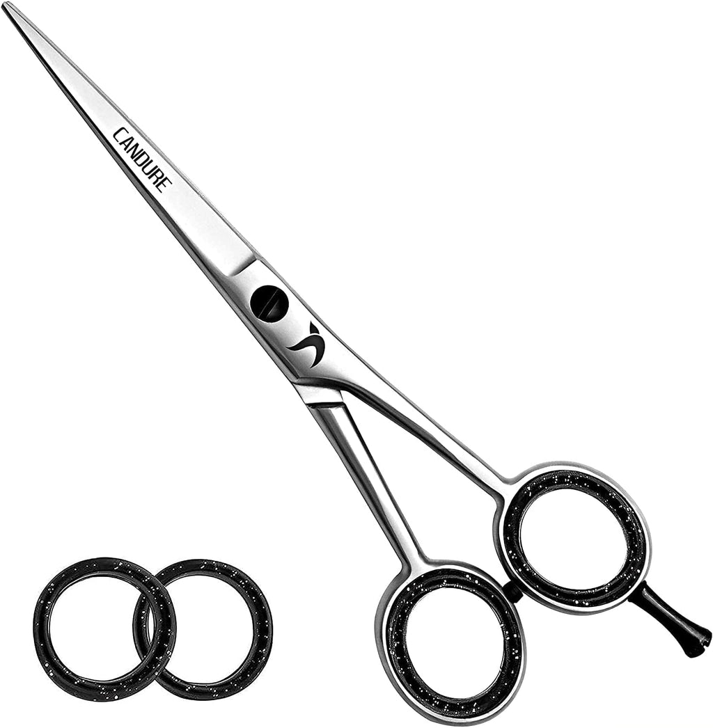 Candure Frisörsax Professionella frisörer Barberare Rostfritt stål sax Hår Skärning Saxar För Salong Barberare, Män, Kvinnor, Barn och Vuxna (Japansk)