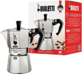 Bialetti – Moka Express: Klassisk Espressobryggare För Spishäll, Kokar Riktigt Italienskt Kaffe, Kaffebryggare Moka 6 Koppar (270 Ml), Aluminium, Silver