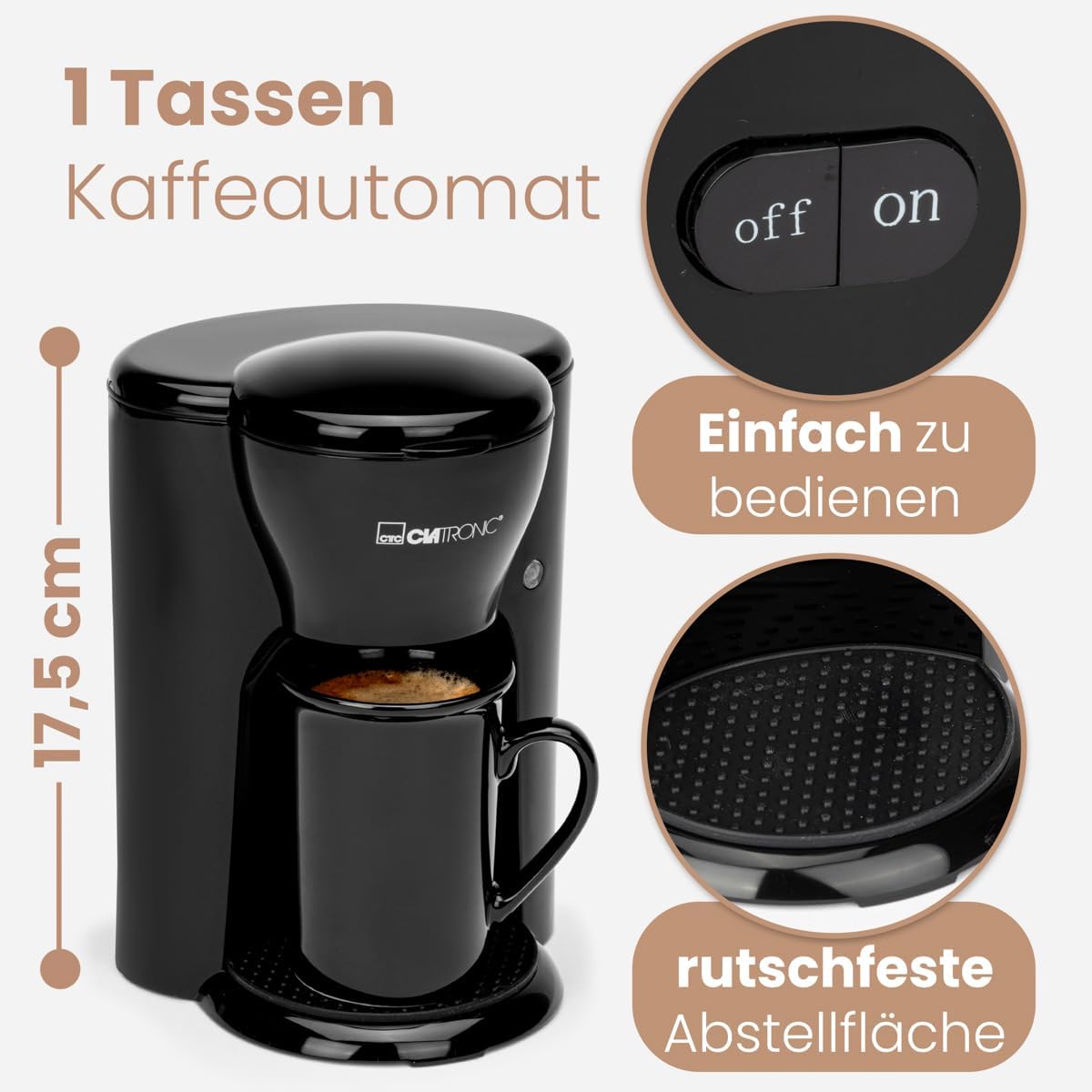 Clatronic KA 3356 Kaffemaskin