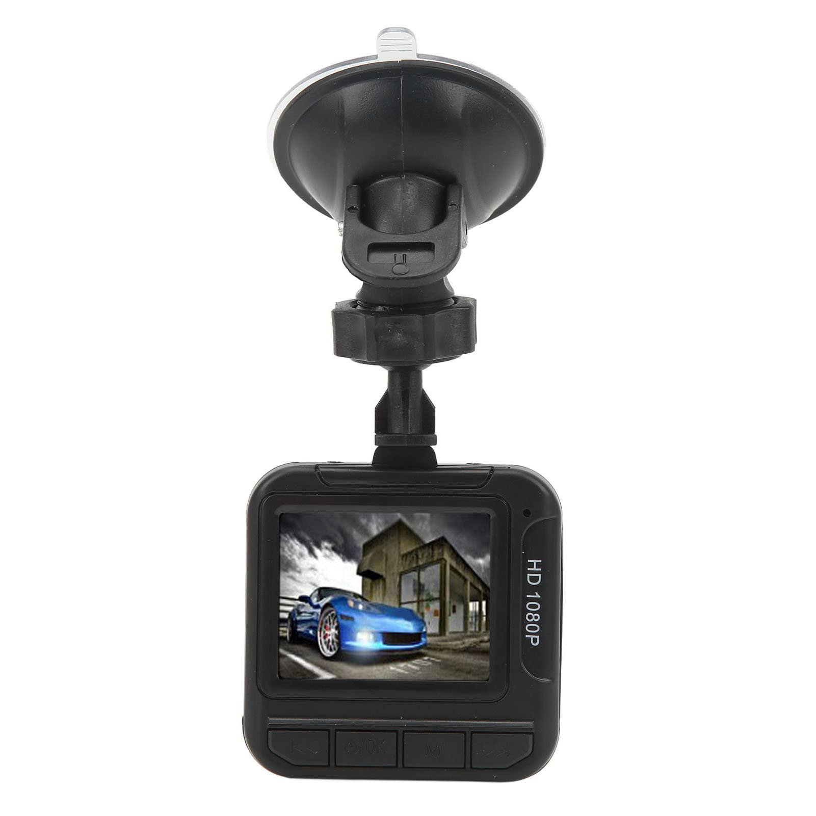 Dash Cam, 1080P Full HD Car DVR Dashboard Camera Video Recorder, 1,6-tums Färgskärm, Rörelsedetektering och Slinginspelning, för Bil, Lastbil, Taxi