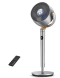 Dreo 23dB stillastående ventilator, 120°+120° omnidirektionell oscillerende ventilator, 24 m vindstång, 1200 m³/h luchtvolume, tysta stående fans, 102 cm hoogte, 3 modi, 8 snelheden, PolyFan 502
