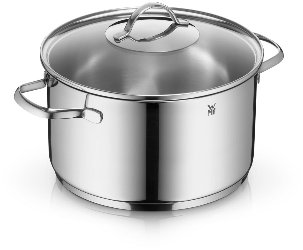 WMF Provence Plus Kastrullset 0721056380 | 5 Delar | Inkl Glaslock | Värmebeständig 250 Grader | Diskmaskinssäker | Transtherm-Universalbas | Induktion