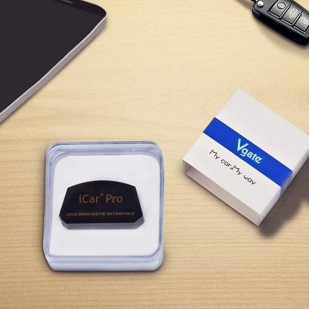Vgate iCar Pro BLE 4.0 OBD2 diagnosverktyg Felkodsläsare OBDII-kompatibel biladapter Kontrollera motorlampa för iOS, Android och Windows