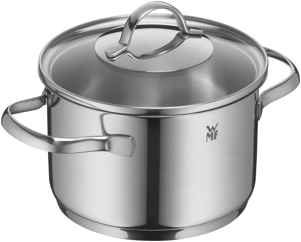 WMF Provence Plus Kastrullset 0721056380 | 5 Delar | Inkl Glaslock | Värmebeständig 250 Grader | Diskmaskinssäker | Transtherm-Universalbas | Induktion
