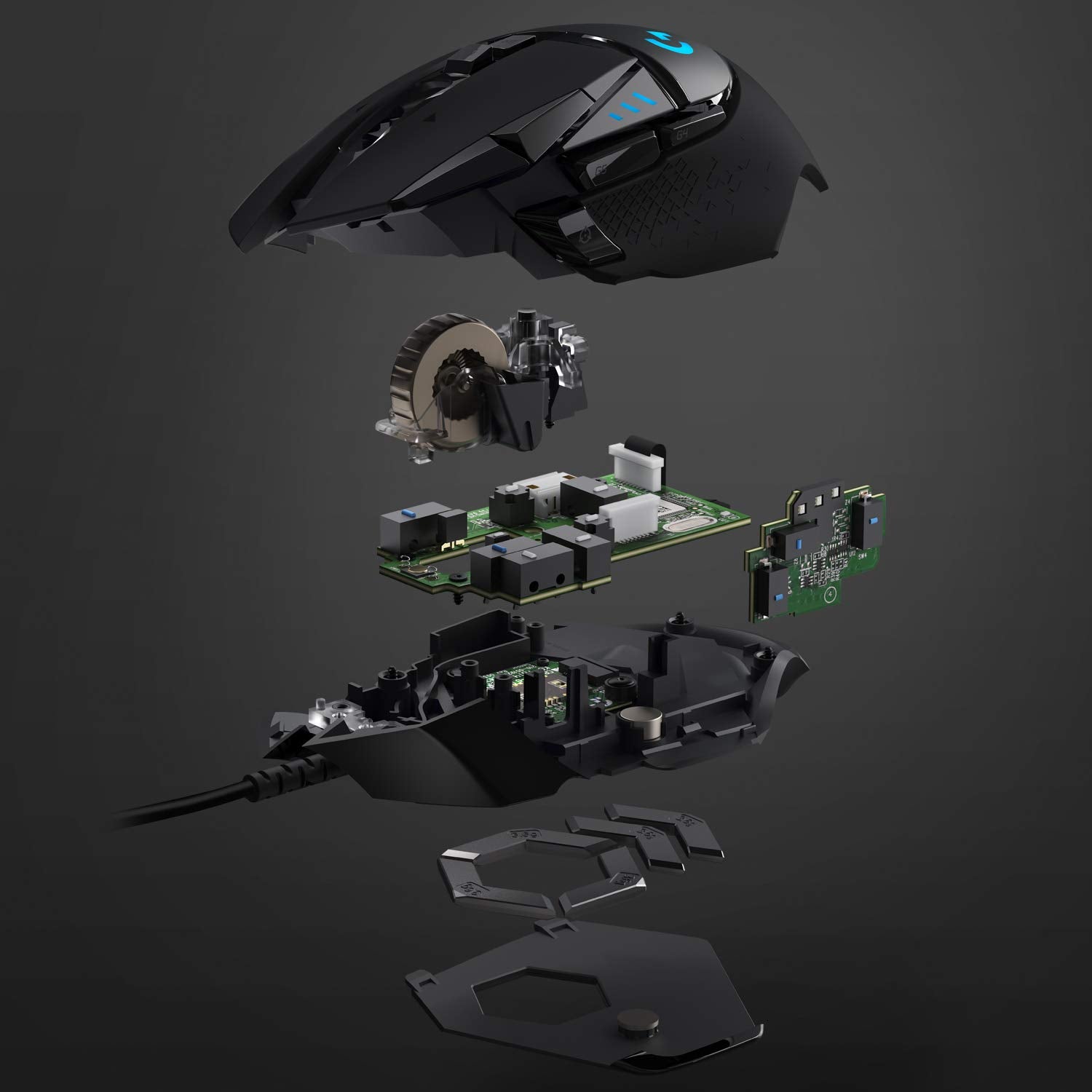 Logitech G G502 HERO High-Performance Gaming Mouse with HERO 25K DPI Optical Sensor, RGB Lighting, Weight Tuning, 11 Programmable Buttons, Logitech G G435 LIGHTSPEED Wireless Bluetooth Gaming Headset