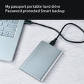 2,5 Extern Hårddisk Höghastighets USB 3.0 320 GB Lagring Bärbar Hårddisk för Bärbar Dator Stationär PC Hållbar Enkel Installation Svart
