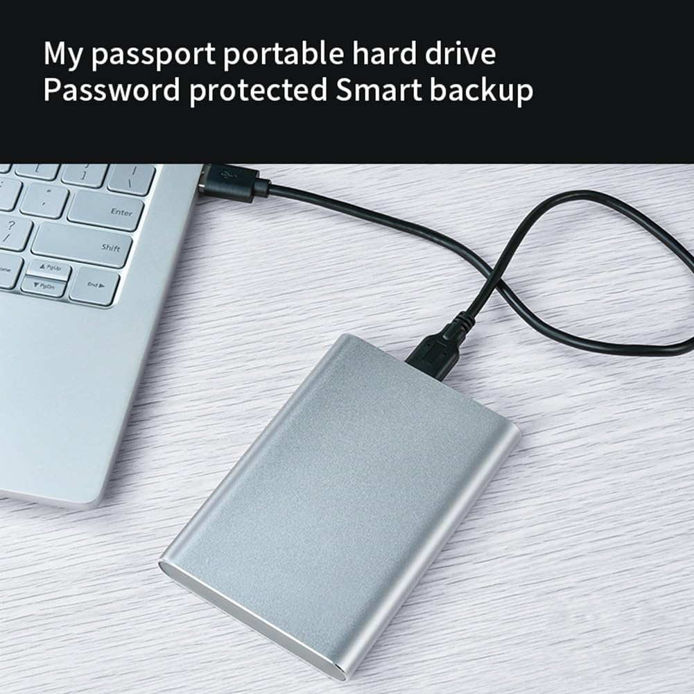 2,5 Extern Hårddisk Höghastighets USB 3.0 320 GB Lagring Bärbar Hårddisk för Bärbar Dator Stationär PC Hållbar Enkel Installation Svart