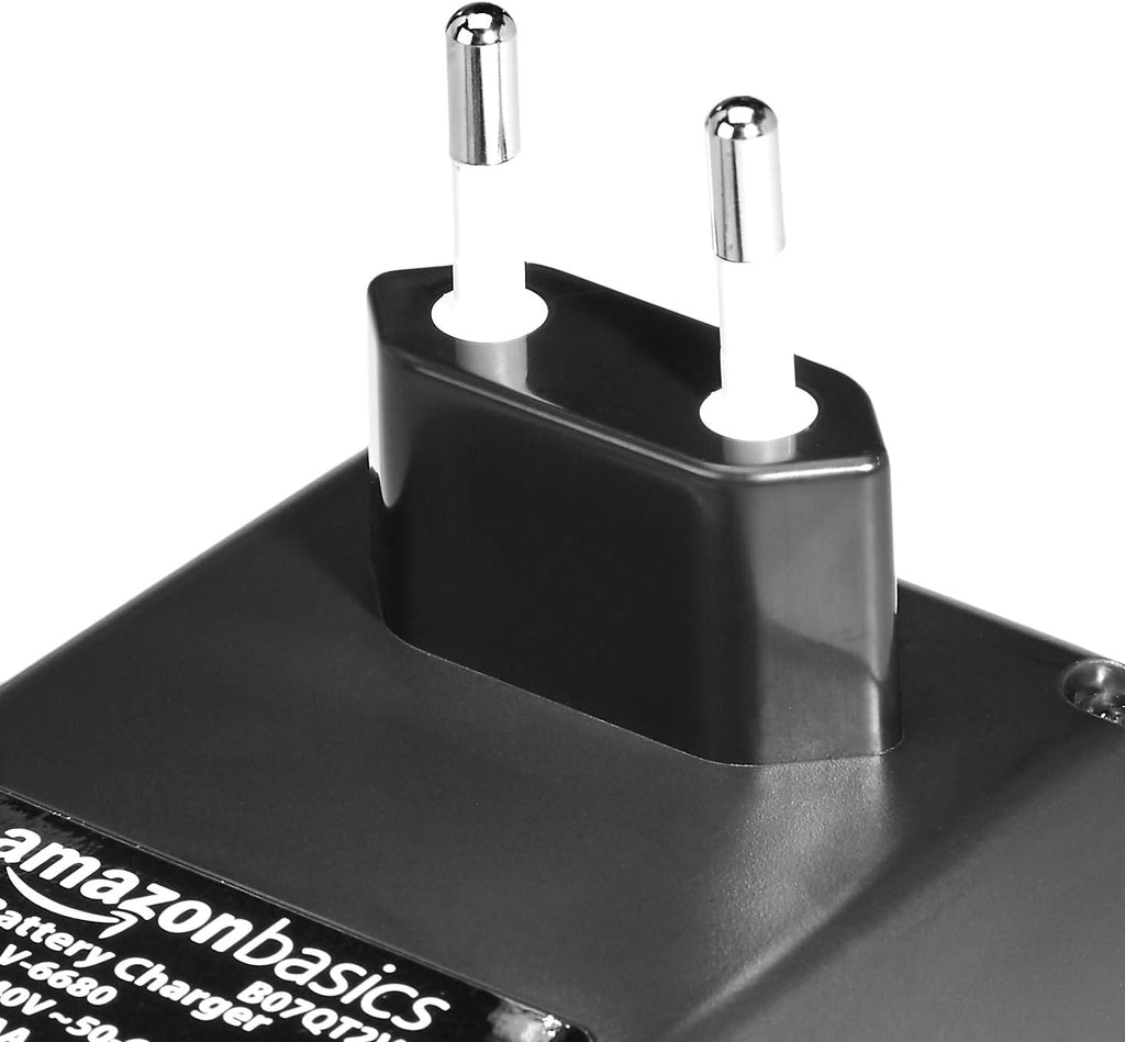 Amazon Basics batteriladdare för Ni-Mh AA-/AAA-batterier