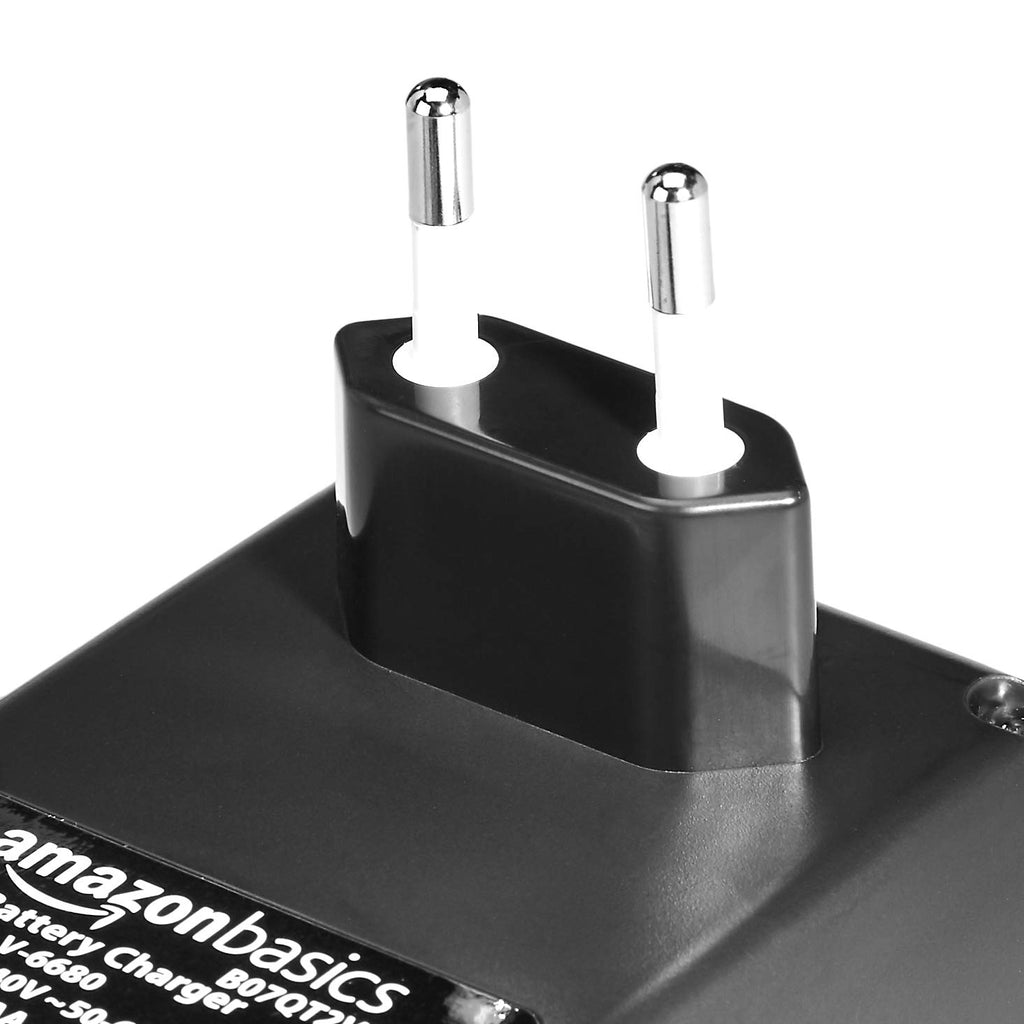 Amazon Basics batteriladdare för Ni-Mh AA-/AAA-batterier
