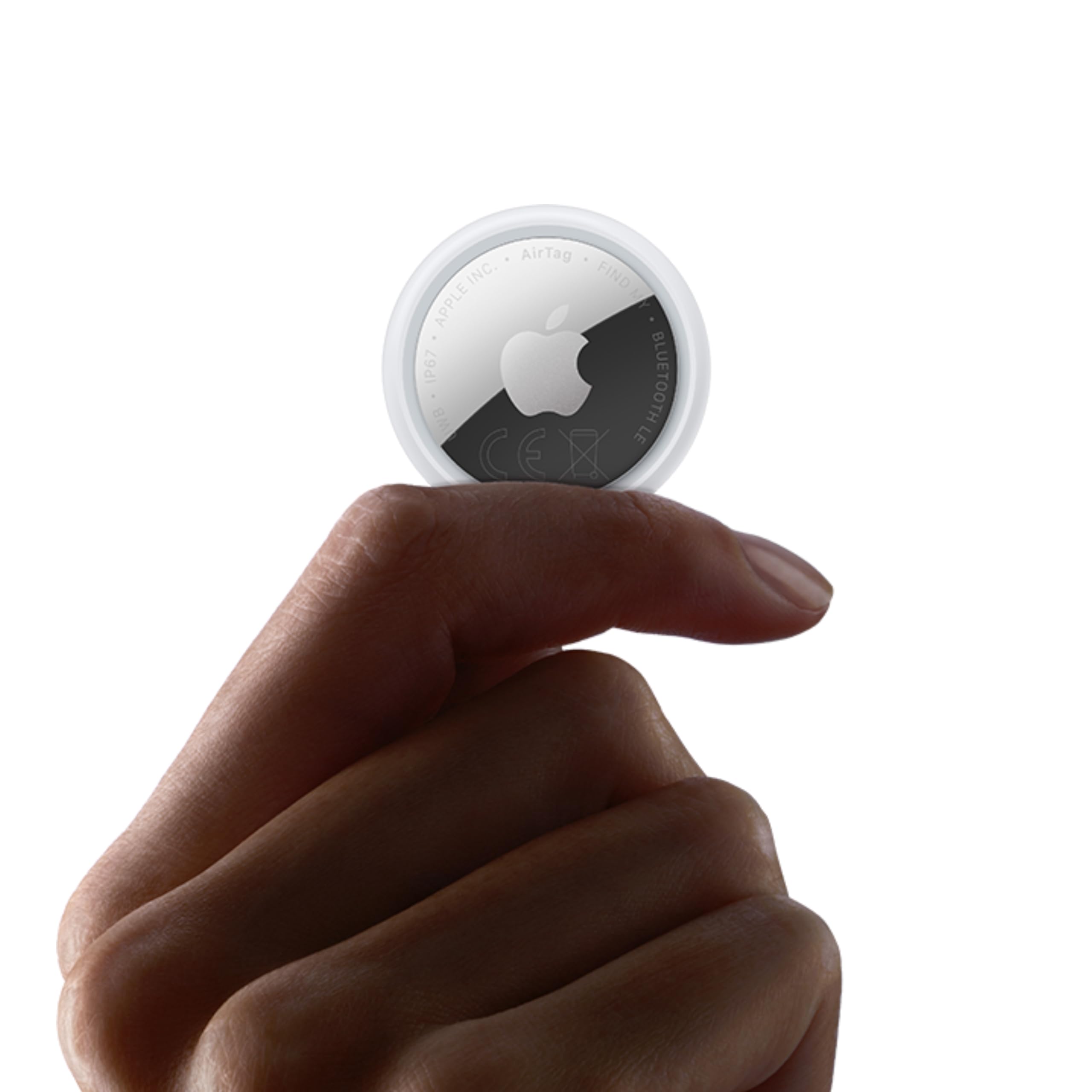 Apple AirTag (andra generationen): Spårare för nyckelring, plånbok med mera. Hitta med hjälp av en ljudsignal. Nyckelsökare med upp till 1,5× längre räckvidd för precisionssökning