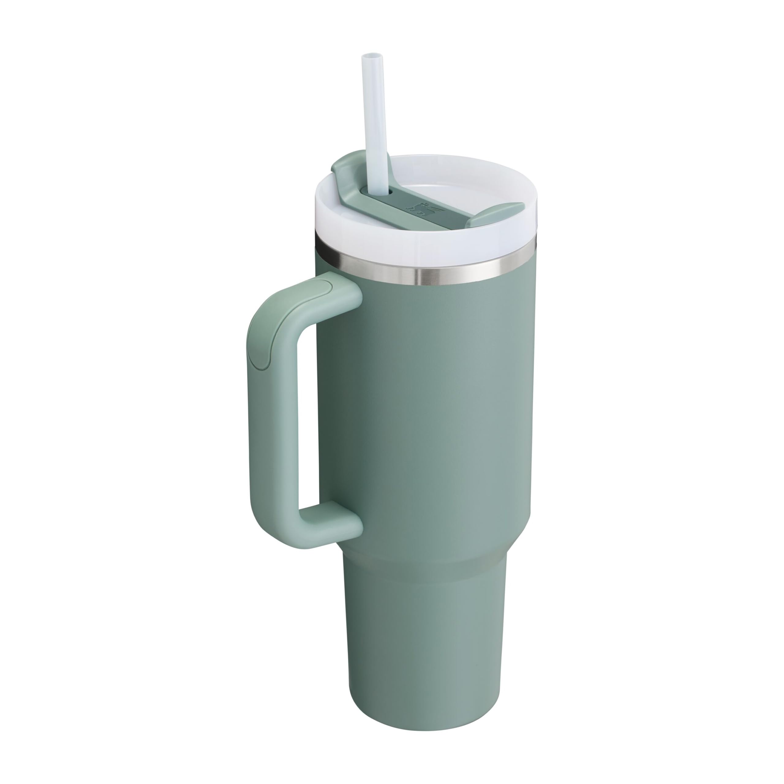Stanley 1913 Quencher H2.0 Flowstate Tumbler 1.2L - Kallt I 11 Timmar - Iced I 48 Timmar - Kopp Med Halm, Handtag Och Lock - Diskmaskin Säker - Resemugg För Kall Dryck - Shale