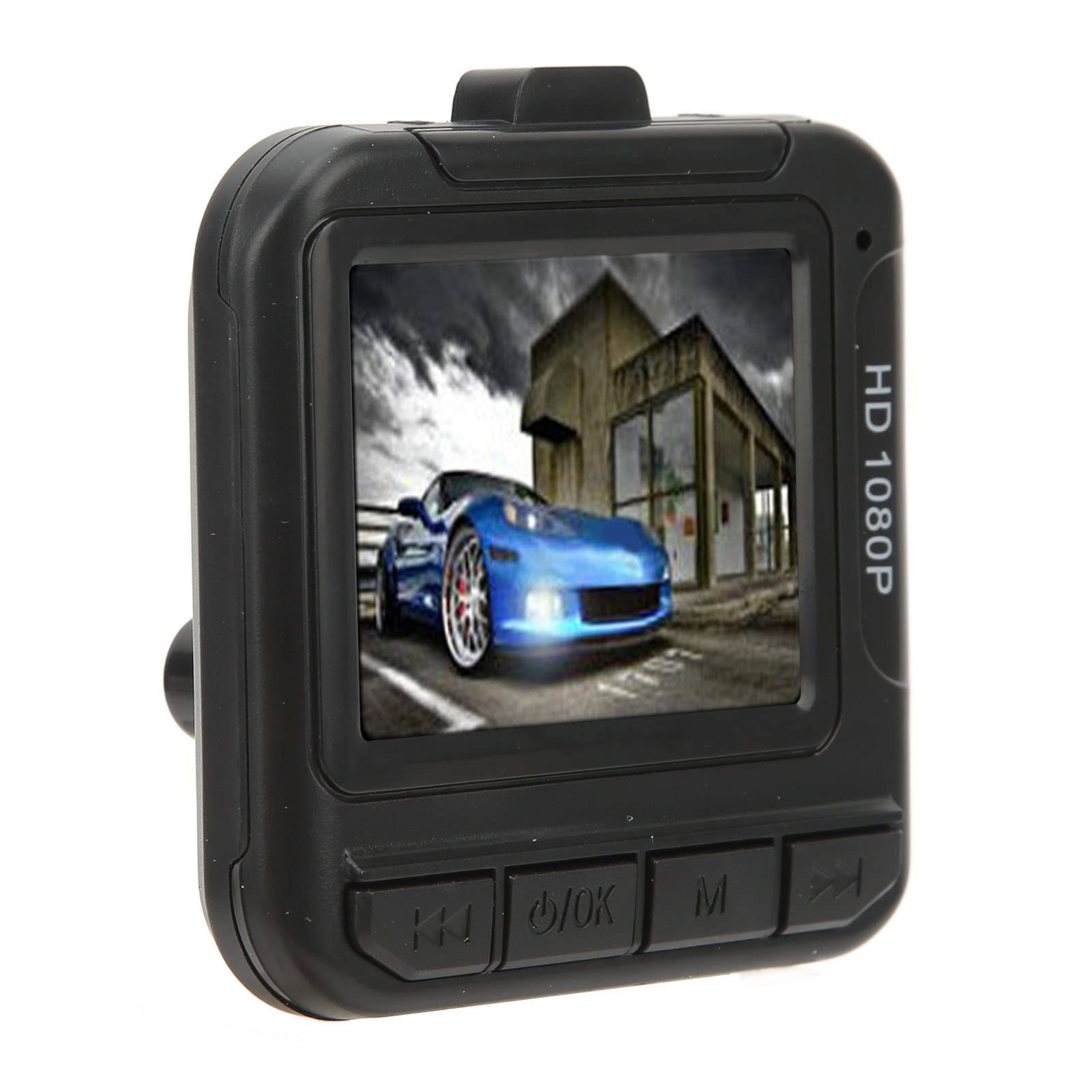 Dash Cam, 1080P Full HD Car DVR Dashboard Camera Video Recorder, 1,6-tums Färgskärm, Rörelsedetektering och Slinginspelning, för Bil, Lastbil, Taxi