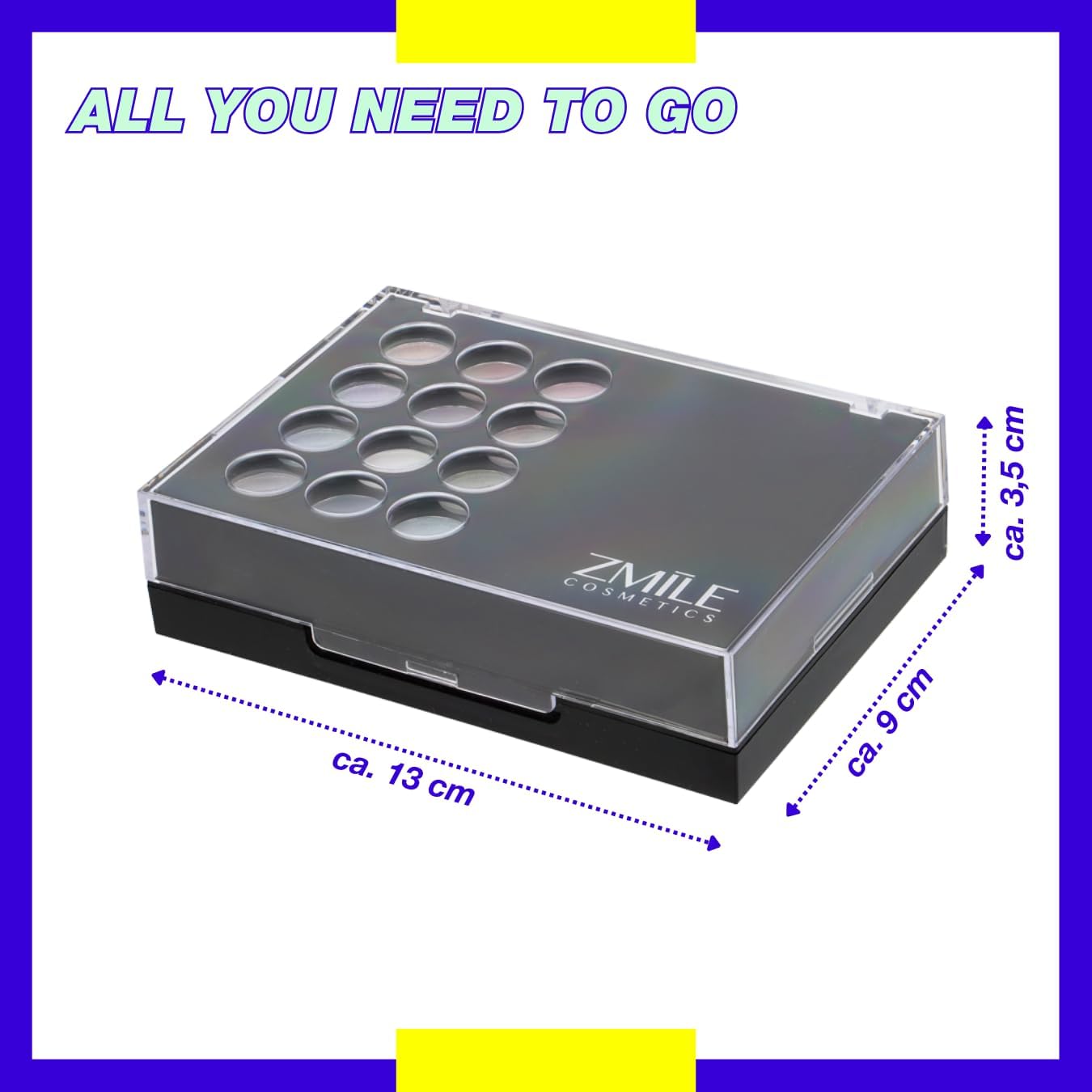 ZMILE Cosmetics All You Need To Go Makeup Palette Vegan Cosmetics