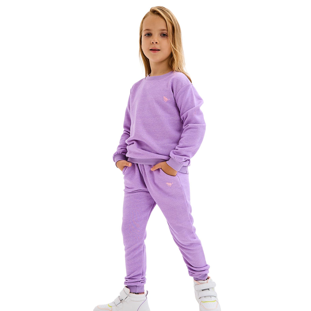 deiko Set med kläder för bebisar, unisex, 100 % bomull, outfit, barnkläder, 2-delat set med långärmad tröja och byxor med fickor