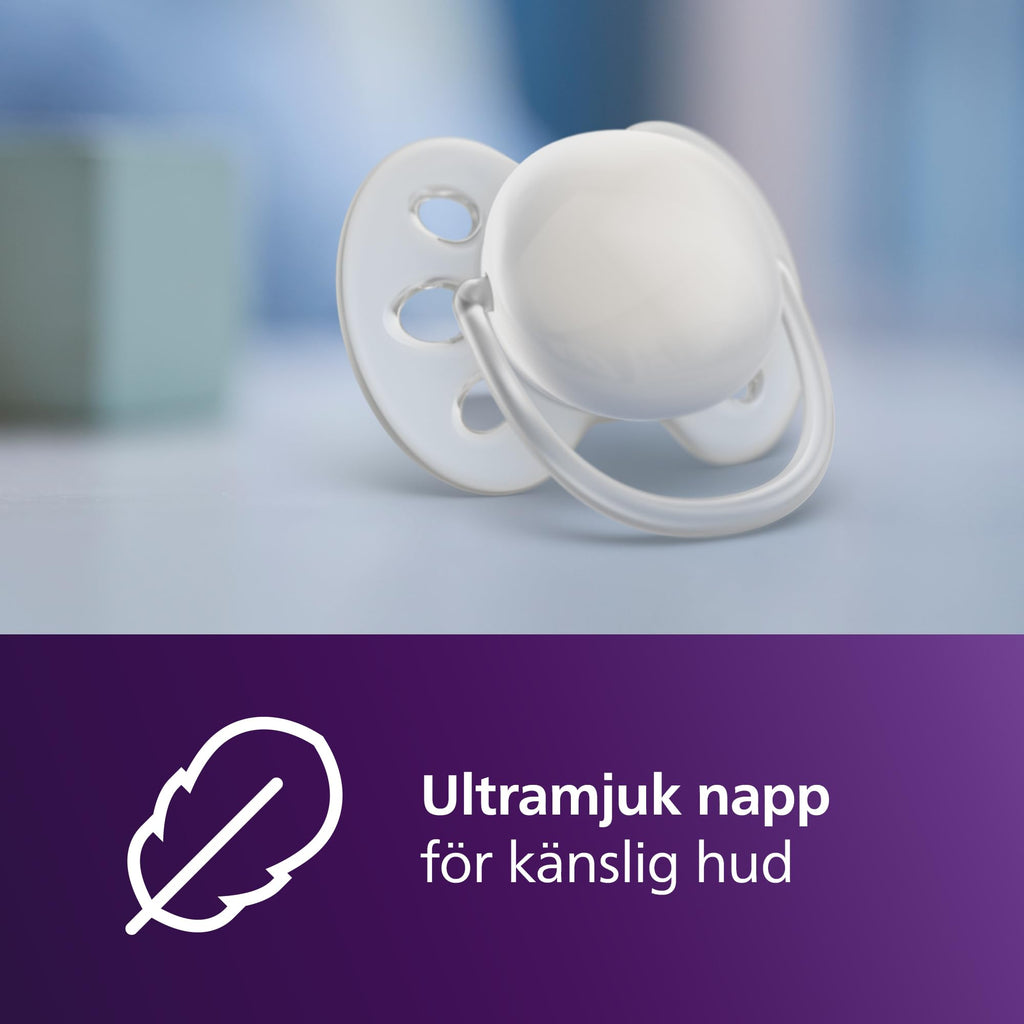 Philips Avent-nappflaska med AirFree-ventil, presentförpackning för nyfödd – 4 nappflaskor med AirFree-ventil, ultra soft-napp och flaskborste, barn i åldern 0–12+ månader (modell SCD657/11)