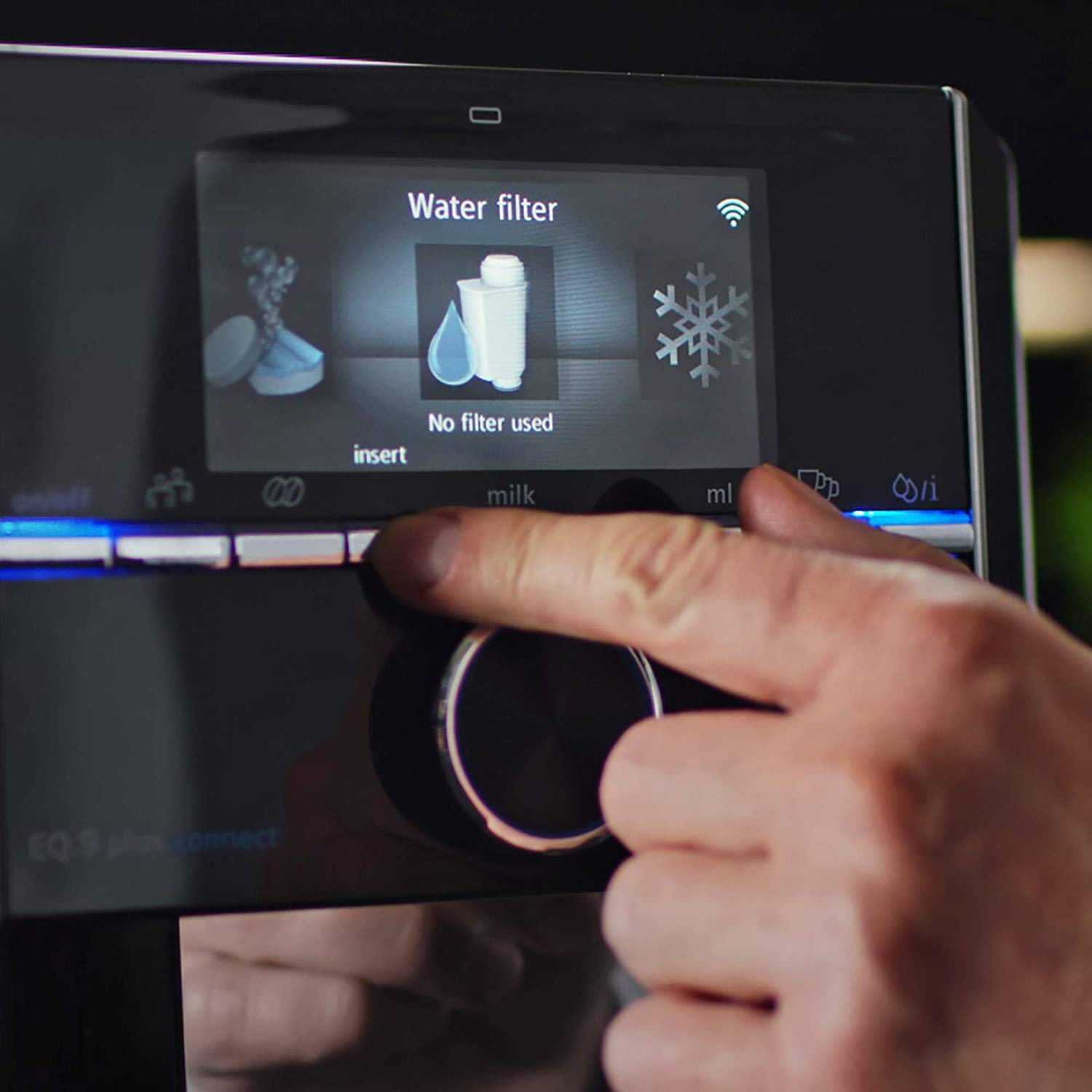 Siemens BRITA INTENZA vattenfilter TZ70033A med Aromaring – för Siemens helautomatiska espressomaskiner, förbättrar smak och skyddar maskinen