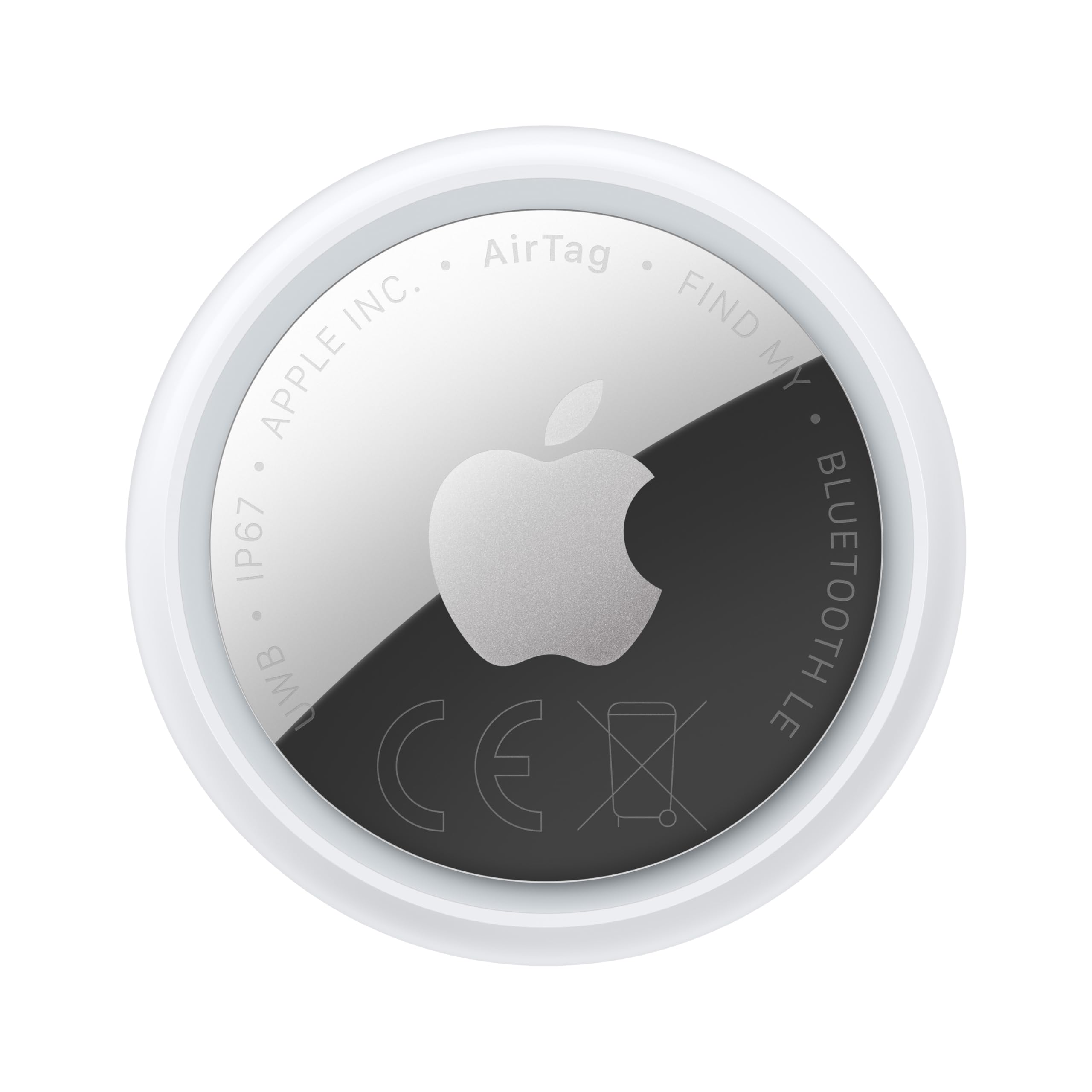Apple AirTag (andra generationen): Spårare för nyckelring, plånbok med mera. Hitta med hjälp av en ljudsignal. Nyckelsökare med upp till 1,5× längre räckvidd för precisionssökning