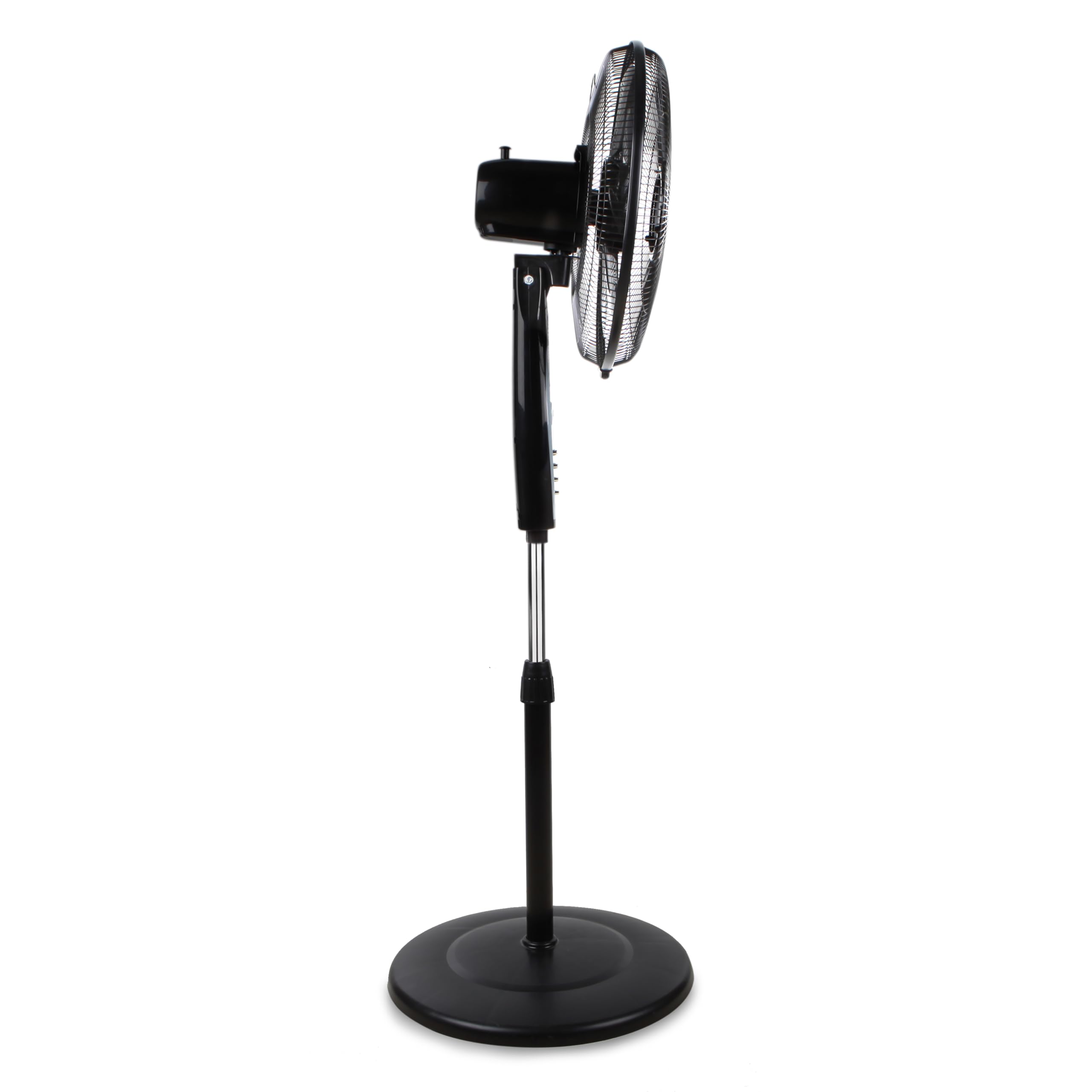 Orbegozo Sf 0149 stående oscillerande fläkt, 40 cm blad, justerbar höjd, 3 hastigheter, 60 W, svart