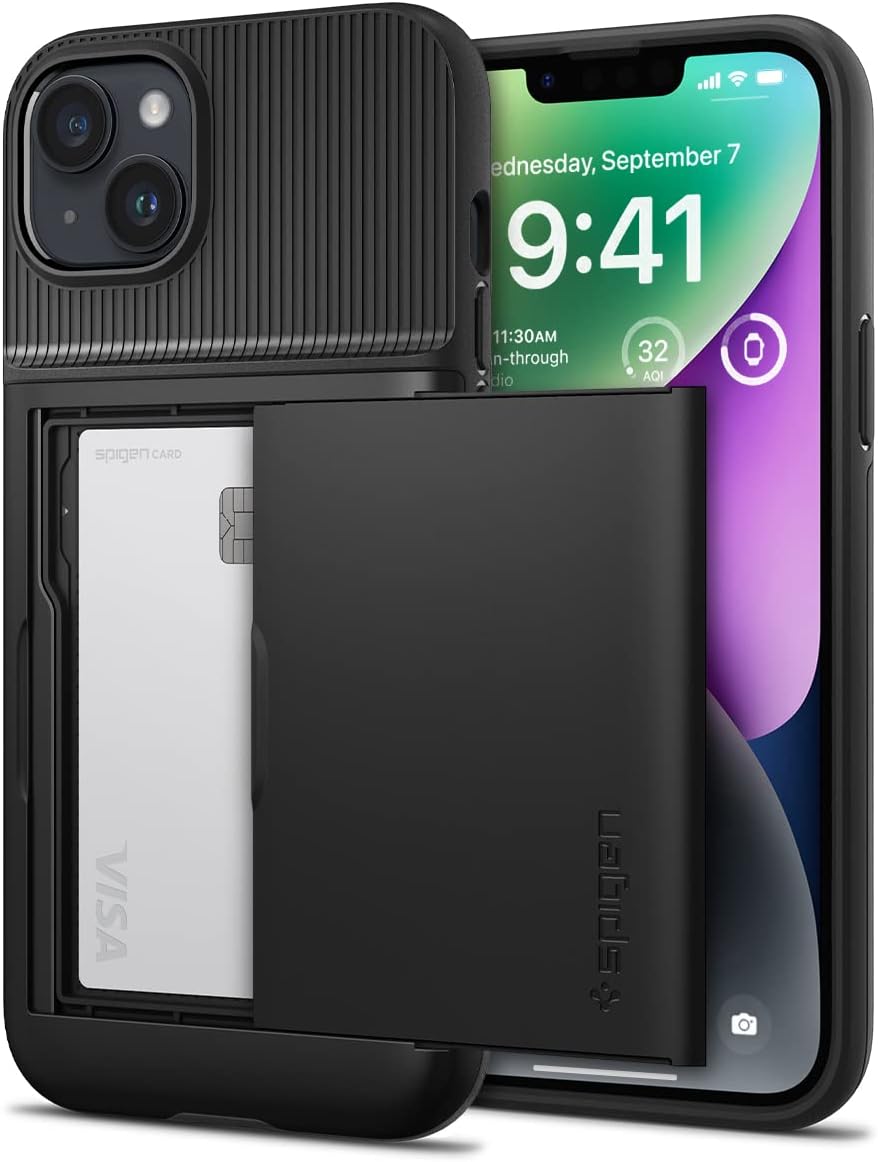 Spigen för iPhone 14 Skal Slim Armor CS Case -Zwart